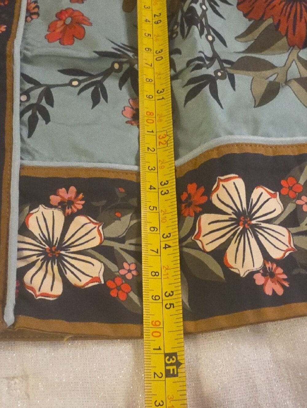 FARM Rio Beauty Bouquet Sky Blue Floral Embroidered Mini Dress Cotton Size XL - Picture 15 of 16